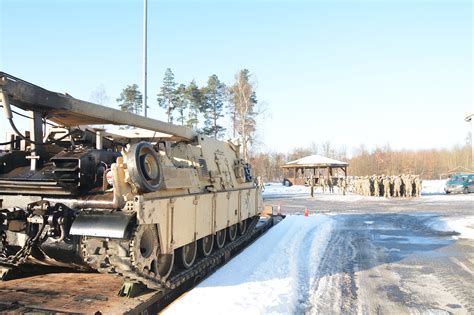 1st Battalion 66th Armor Regiment Tanks Begin Arriving In Grafenwoehr