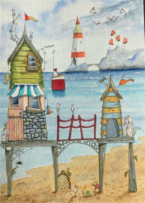 Beach Hut Art Beach Huts Art Painting