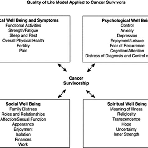 N Quality Of Life Model Applied To Cancer Survivors Download