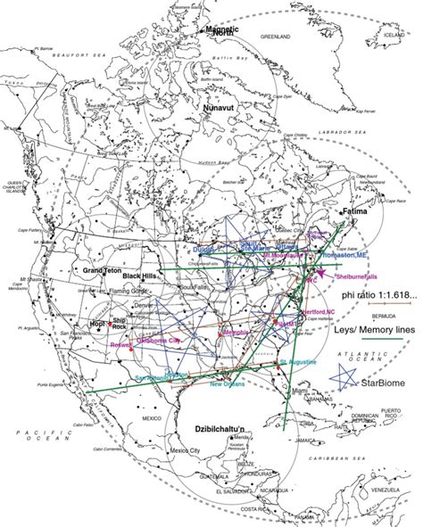 North America Ley Lines