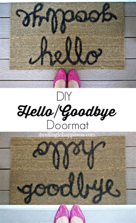 14 Inviting Diy Welcome Mat Ideas You Could Easily Craft