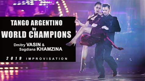 Dmitry Vasin Sagdiana Khamzina Rus Champions Ball 2019 Moscow Improvisation Tango
