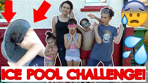Ice Pool Challenge 27 Vlog Youtube