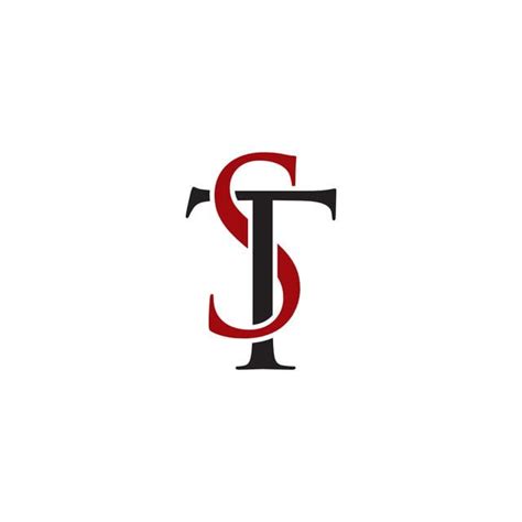 St Letter Logo Letter Logo Letter Logo Design St Logo
