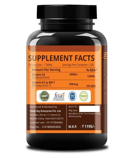 Find and compare supplements best online. Simply Nutra Vitamin D3 5000 IU 120 no.s Vitamins Tablets ...