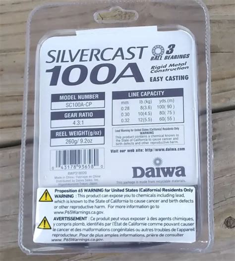 Daiwa Silvercast A Spincast Reel Sc A Cp Fishing Reel Gear