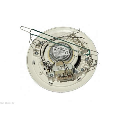 Commercial speaker mounts are rated to hold speakers up to a maximum weight. TOA PC-648R Ceiling Speaker