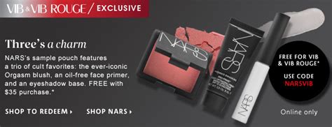 Sephora Gwp From Nars Vib And Vib Rouge Only Whats Up Mailbox