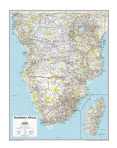 Buy National Geographic Southern Africa Wall X Inches Art Quality Print Online At