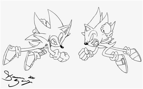 100 Super Sonic Sonic Vs Shadow Coloring Pages Kids Coloring