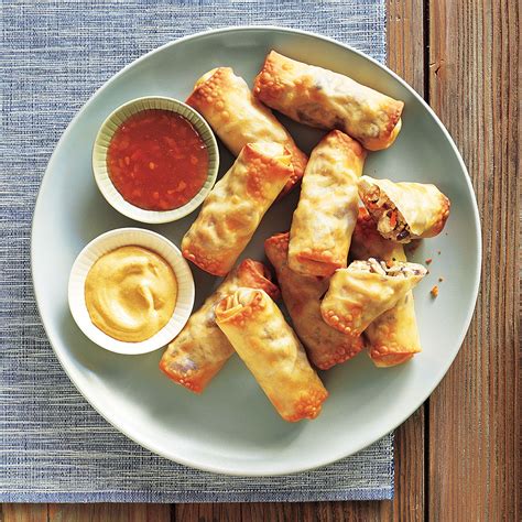Process into a fine paste, scraping down the sides of the bowl as necessary. Baked Egg Rolls Recipe | MyRecipes