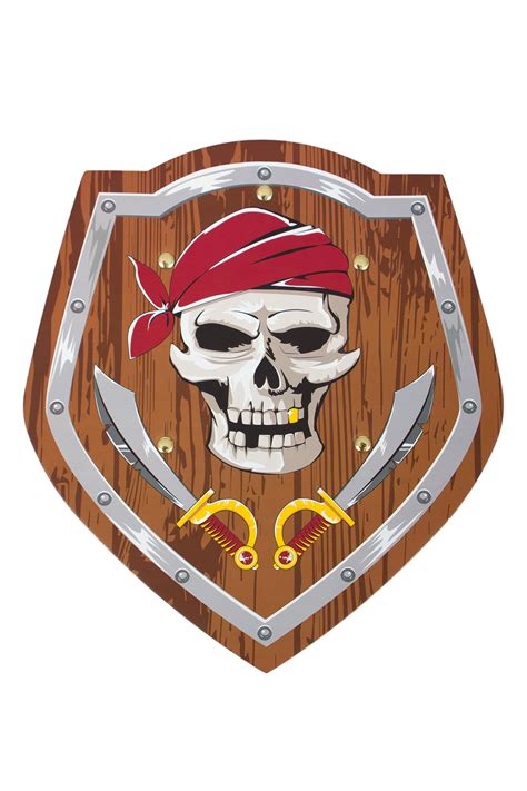 Gold Toothed Pirate Foam Shield La62250 M
