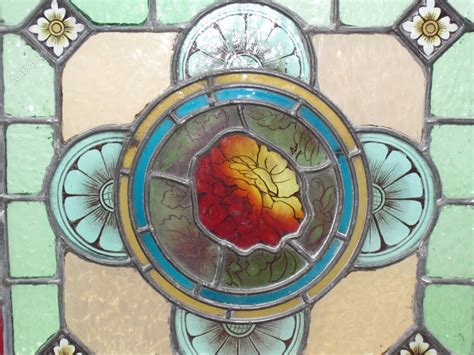 Antiques Atlas Edwardian Stained Glass Panel