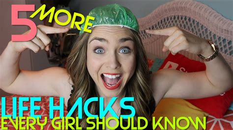 5 more life hacks every girl needs to know youtube