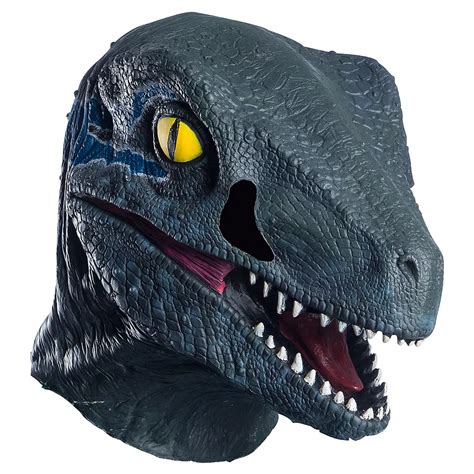 Blue Velociraptor Mask Jurassic World Fallen Kingdom Party City Canada