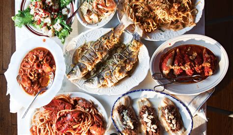 This traditional italian christmas dinner includes at least seven different types of seafood. Snapchef Culinary Professionals Throughout all of ...