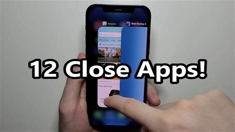 Iphone 12 How To Close Apps And Multiple Apps Youtube