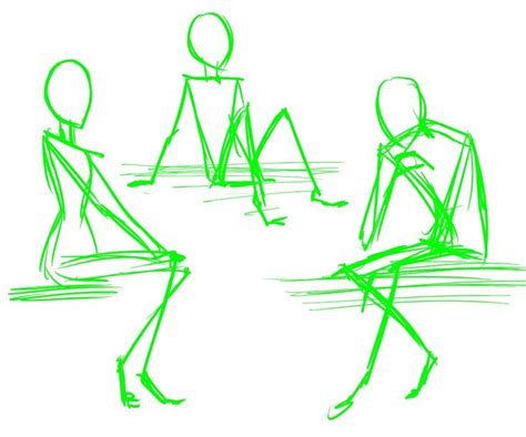 Sitting Positions Body How To Draw Mangaanime Person