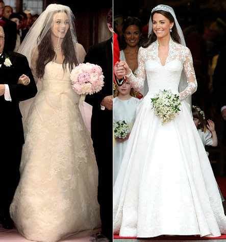 Das hochzeitskleid macht aus einer frau eine braut. Blair Waldorf and Kate Middleton's wedding dress | Kate ...