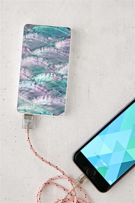 Recover Natural Shell 6000 Mah Portable Power Charger Urban Outfitters