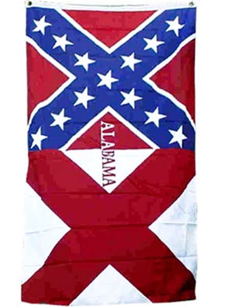 2x3 Confederate Battle Flag Of Alabama