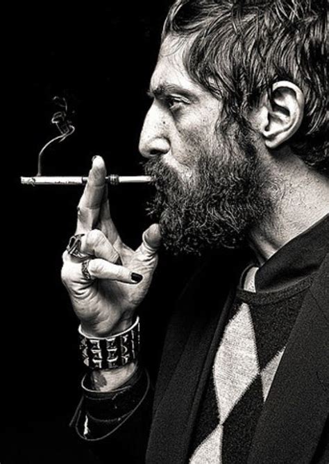 Some of the best beard styles, humor, and bearded men on instagram! The Smoking Beard. Mafia style profile picture. | kool ...