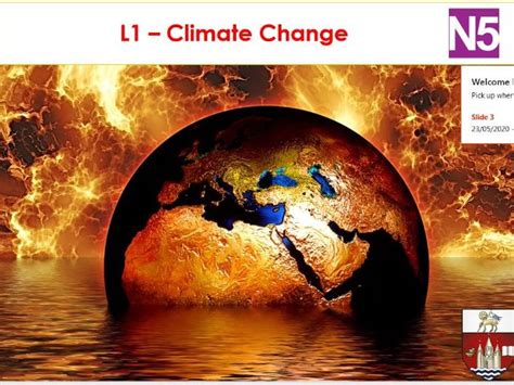 National 5 Climate Change Causes Teaching Resources
