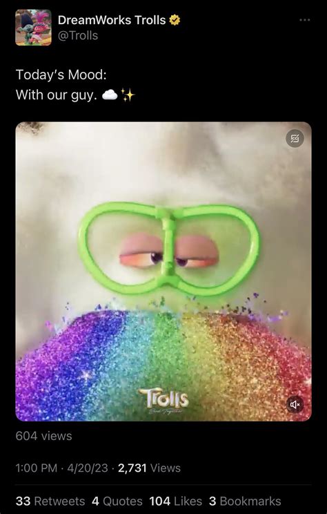 So… the Trolls twitter account just made a 4/20 joke : r/Schaffrillas