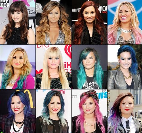 Demi lovato has an impressive height that has let her command the stage every time. Demi Lovato's Ever-Changing Hair Color | Demi Lovato's ...