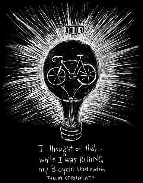 Einstein Light Bulb Moments Are Often Inspired By Pedaling
