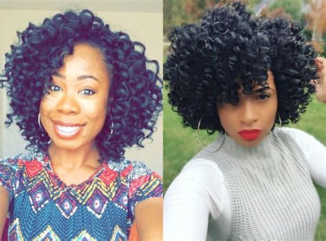 This Bob Black Hairstyles Truly Are Fab Bobblackhairstyles Black Hairstyles Crochet Curly