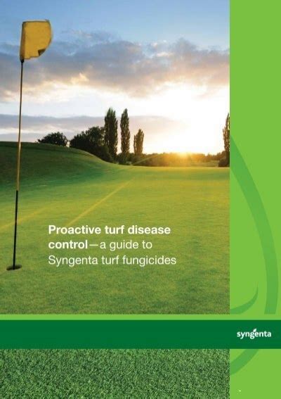 Proactive Turf Disease Control—a Guide To Syngenta Turf Greencast
