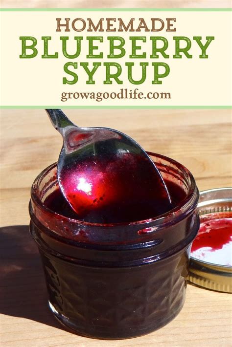 This Simple Blueberry Syrup Recipe Can Be Made With Fresh Or Frozen