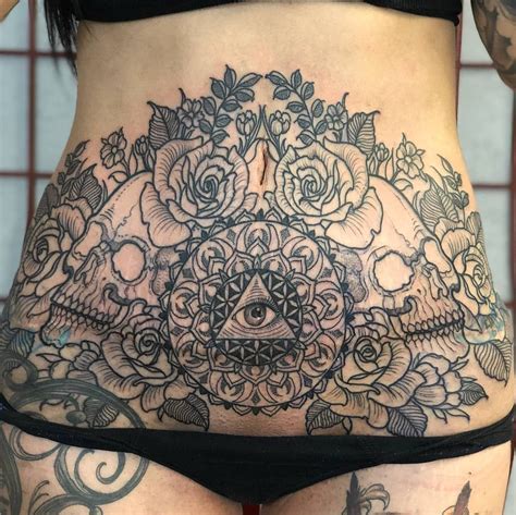Cute Stomach Tattoos For Women Belly Button Navel