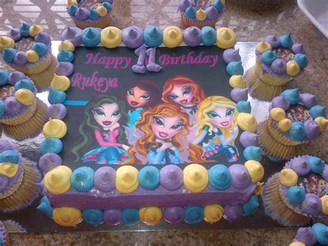 The Heavenly Cake Boutique Bratz Theme Cake And Cupcakes