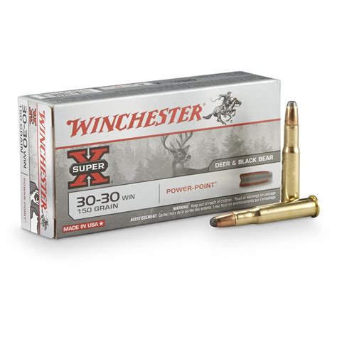 Winchester Super X 30 30 Winchester Pp 150 Grain 20 Rounds 12098