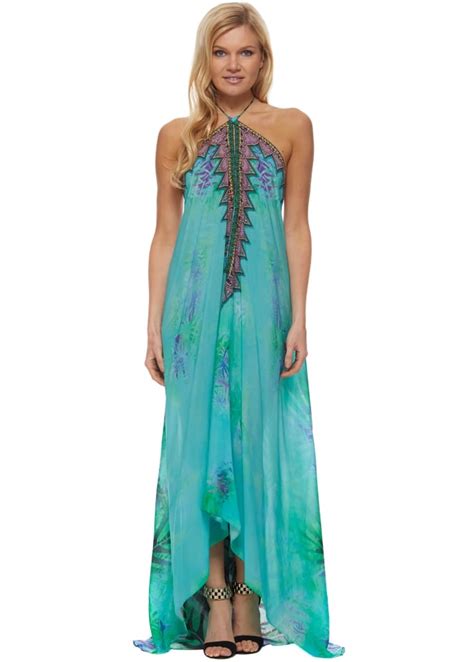 Level up your style game with little more cuteness. Parides Dress | Parides Aqua Green Amazonia Dress 3 Ways ...