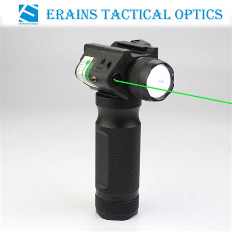 New Tactical Handgrip Green Laser Flashlight With Q5 250 Lumens Led