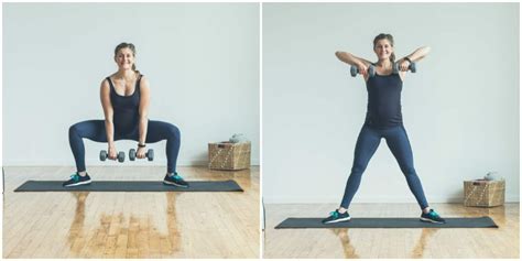 Sumo squat + upright row. The 7 Best Strength Training Exercises for Women | Nourish ...