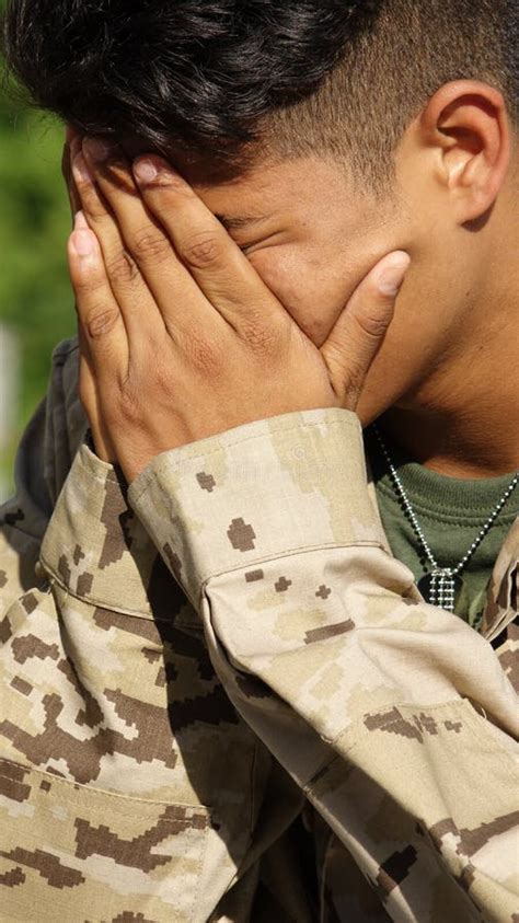 Army Male Soldier And Anger Stock Photo Image Of Enlisted Marines