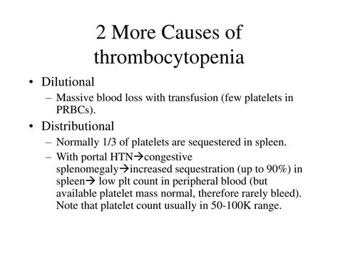 Ppt Thrombocytopenia Powerpoint Presentation Free Download Id1076143
