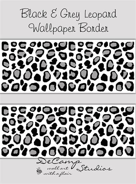 Free Download Black And White Leopard Print Wallpaper Black Grey Gray