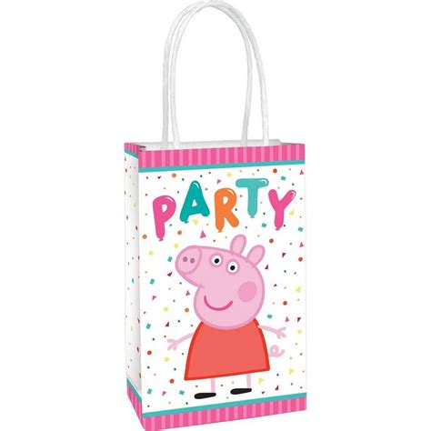 Peppa Pig Confetti Party Favor Bags 8ct Party City