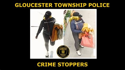 gloucester township police crime stoppers shoplifting dollar general store black clem rd 10 22