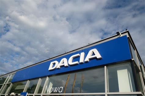 Dacia Logo On A Car Dealer S Building Editorial Stock Image Image Of