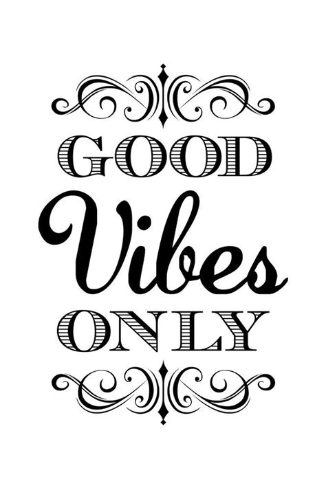 Laminated Good Vibes Only Motivational Inspirational White Poster Dry