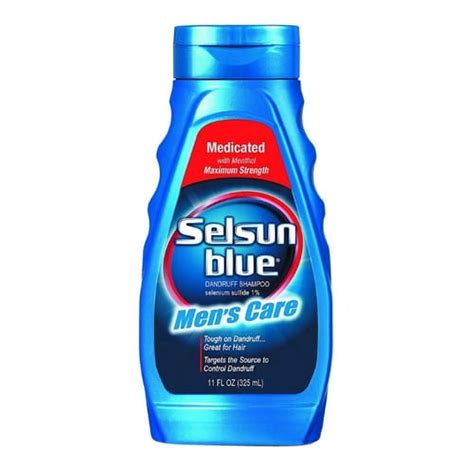 Selsun Blue Medicated With Menthol Maximum Strength Mens Care Dandruff