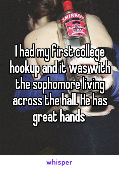 First College Hookup Stories