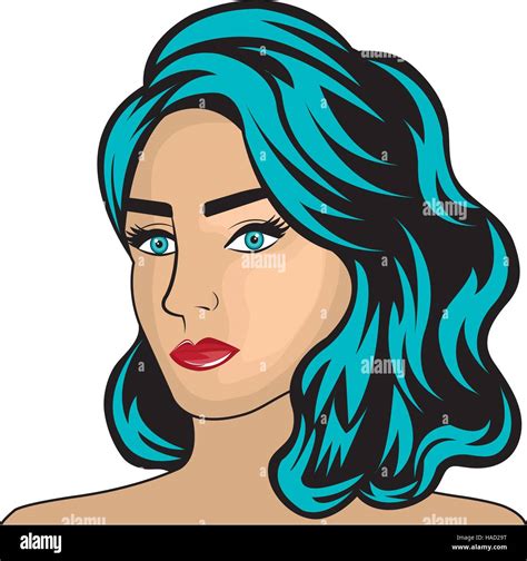 Woman Character Pop Art Style Vector Illustration Design Stock Vector Image And Art Alamy