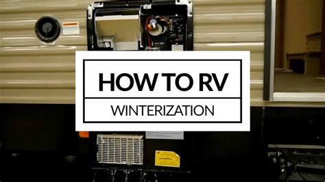 How To Winterize Your Rv How To Winterize Your Rv